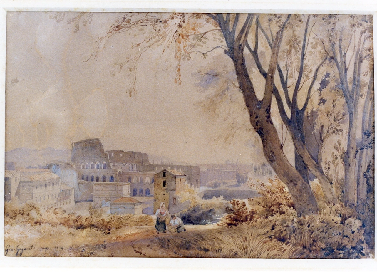 Veduta di Roma - Museo Nazionale di san Martino, Napoli